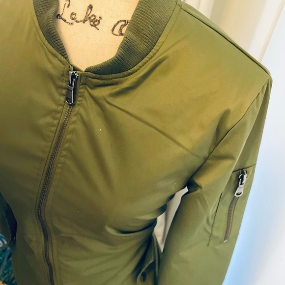 LA COALITION Long Bomber Jacket - Picture 6 of 17